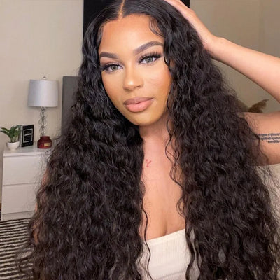 Wear and Go Glueless Wig 100% Human Hair 30 inch Deep Wave 4x4 5x5 Hd Lace Closure Wig Pre Cut Lace Curly Wigs Ready To Wear Wig