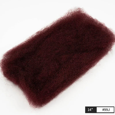 Best Quality QVR Afro Kinky Bulk Hair for Dreadlocks Affordable Sale Top Tight Kinkys for Loc Repair Twist Braiding 1 Pack 50g