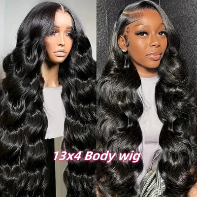 Body Wave Human Hair Wigs 100% Human Hair Quality 13X6 Hd Lace Frontal Wig 250 Density Brazilian Original 40Inch Lace Front Wigs