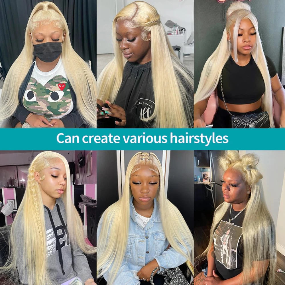 Blonde Straight HD Lace Front Hair Wig