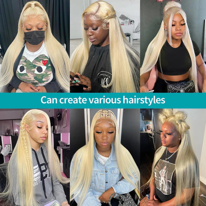 Blonde Straight HD Lace Front Hair Wig