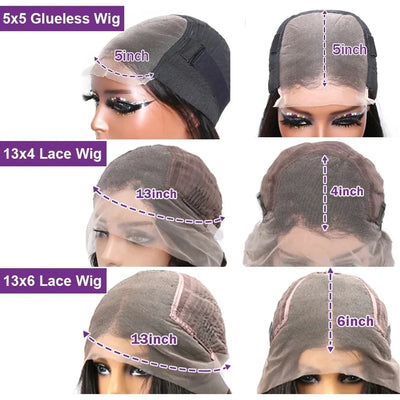 Wigirl HD Transparent 13x6 Body Wave Lace Front Human Hair Wigs Brazilian Remy 13x4 Lace Frontal Wig 5x5 Glueless Wig For Women