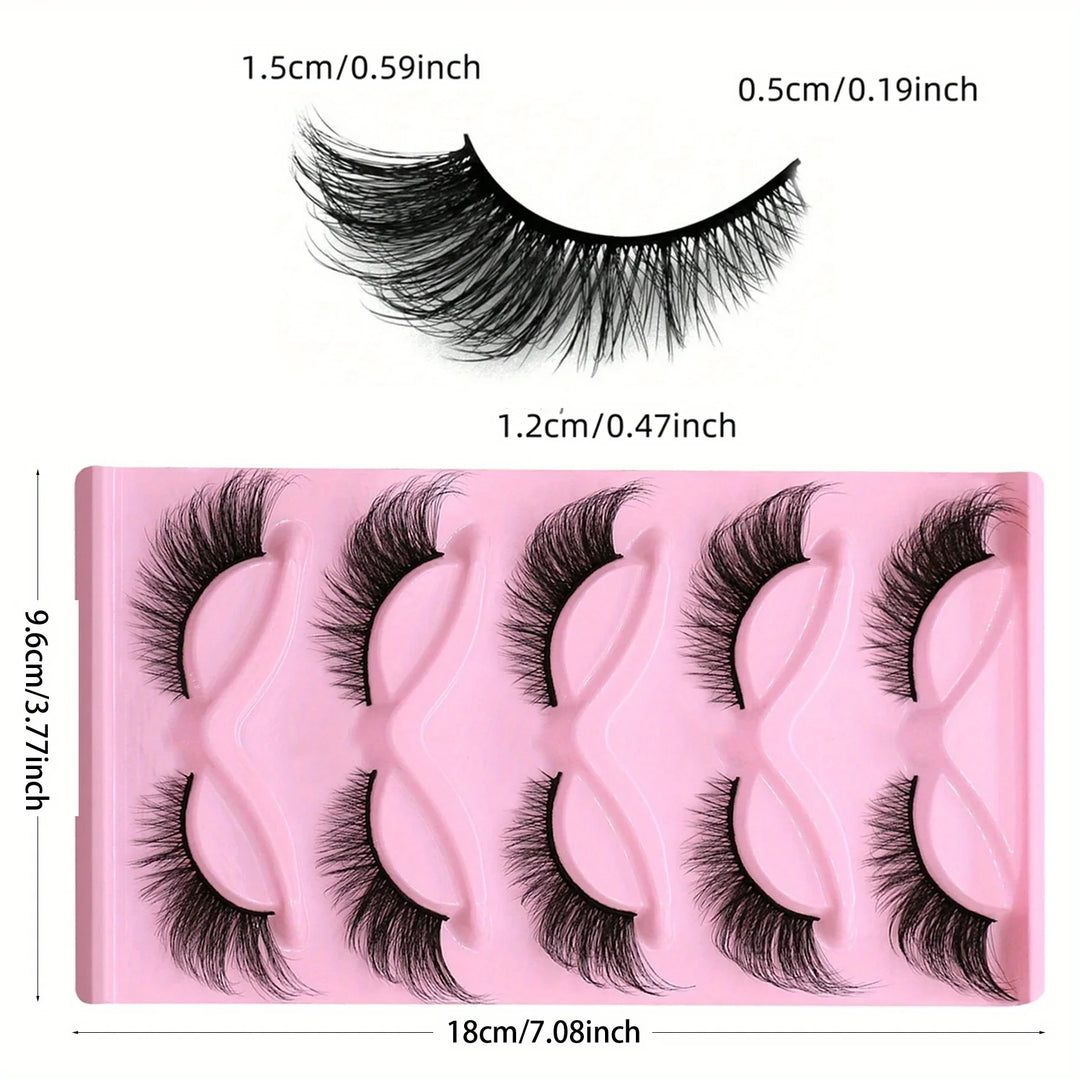 Wispy Cat Eye Lashes – 15 Pairs