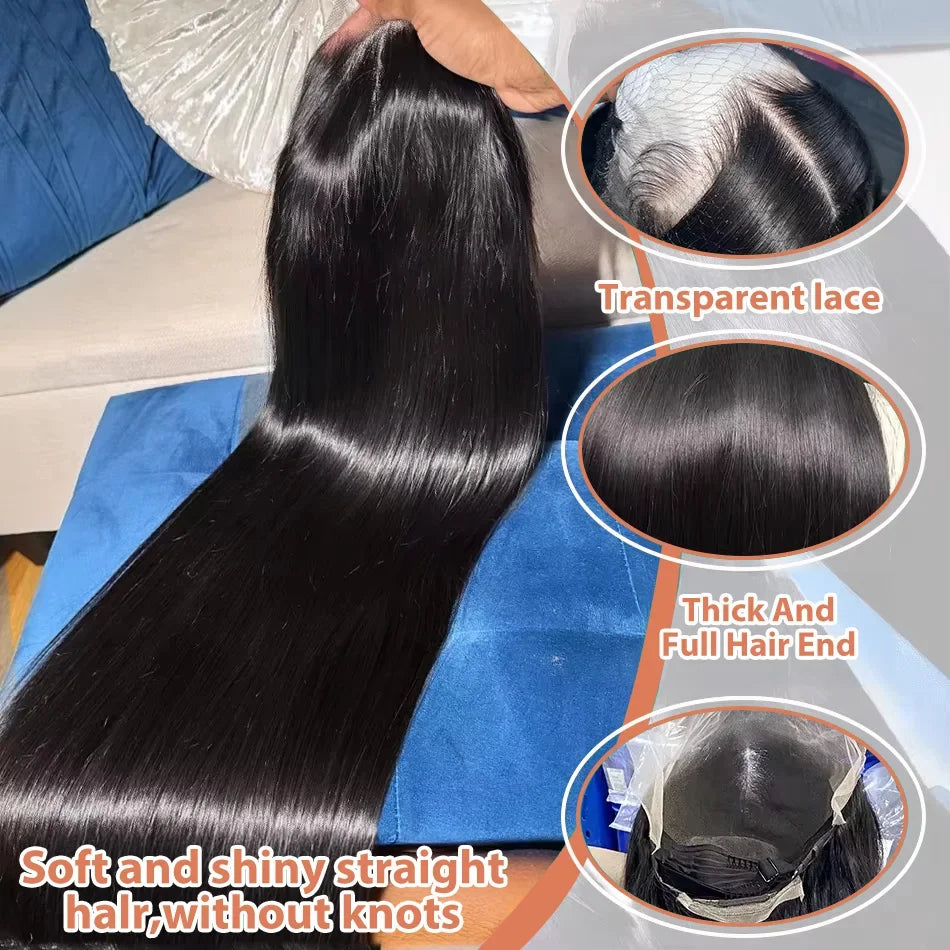 Bone Straight HD Lace Human Hair Wig