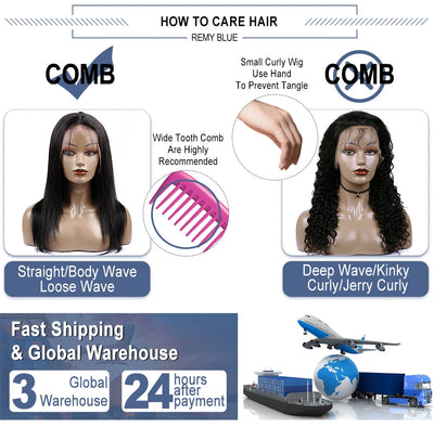 Burgundy Glueless Human Hair Wigs 13x4 Lace Front Wig Pre-Plucked Wear Go Straight Human Hair Lace Frontal Wigs for Black Women