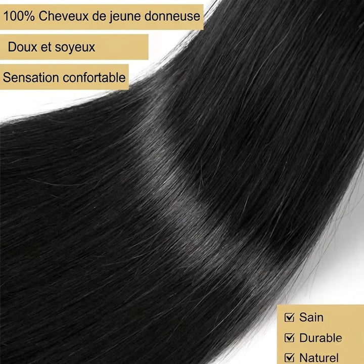 Bone Straight Human Hair Bundles – 30–32 Inch