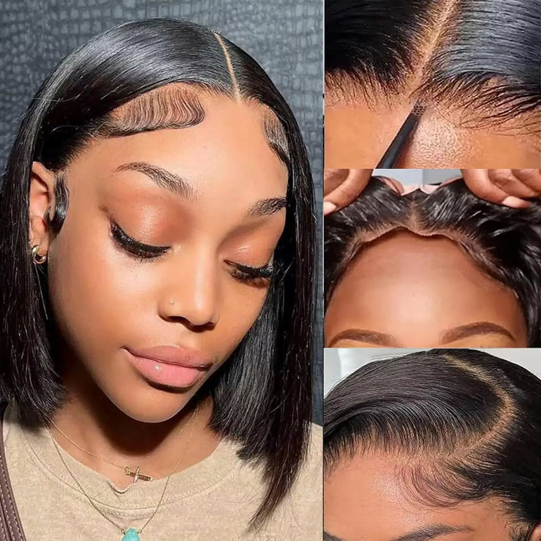 Glueless Straight Bob Hair Wig - JoySky Hair