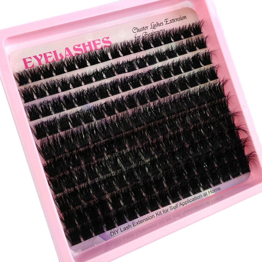 5D Fluffy Lash Clusters – 10–18mm