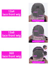 360 Lace Front Human Hair Wigs Brazilian Straight