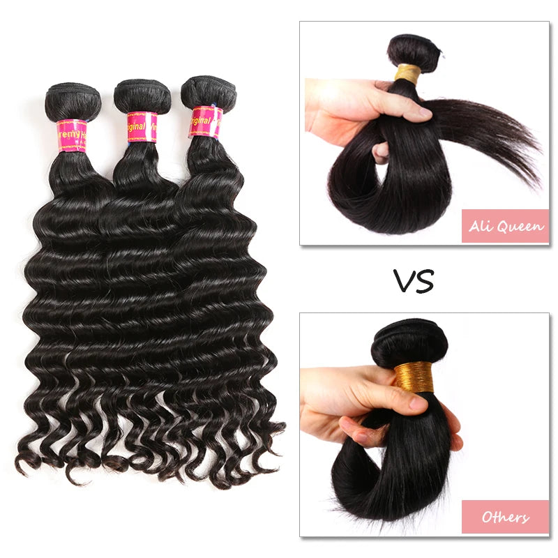 Natural Wave Human Hair Bundles – Soft & Full - JoySky Hair