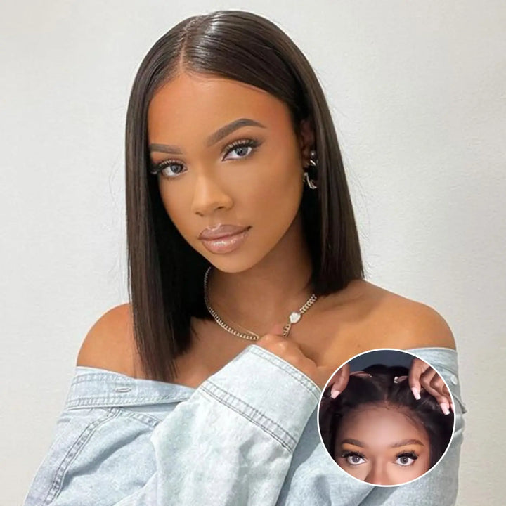 Glueless Straight Bob Hair Wig - JoySky Hair