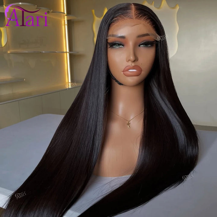 Straight Transparent Lace Front Human Hair Wig - JoySky Hair