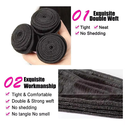 Smilegirl Body Wave 1 3 4 5 Bundles Brazilian Remy Unprocessed Human Hair Wavy Double Drawn Bundles Weave Extensions Wholeasle Brazilian Virgin Weave Bundles