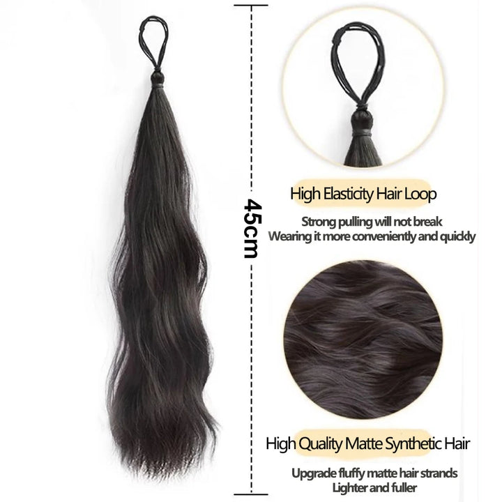 Long Wavy Ponytail Hair Extension - JoySky Hair