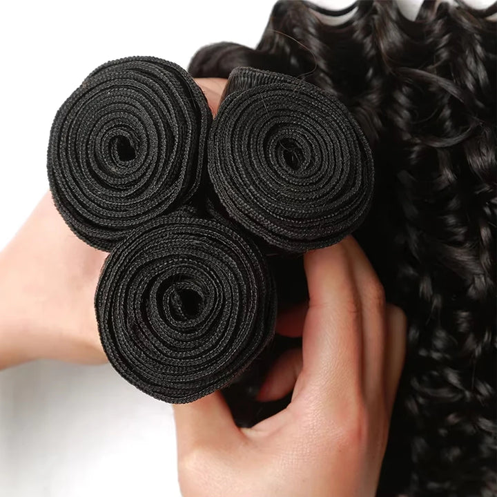 Deep Wave Brazilian Human Hair Bundle