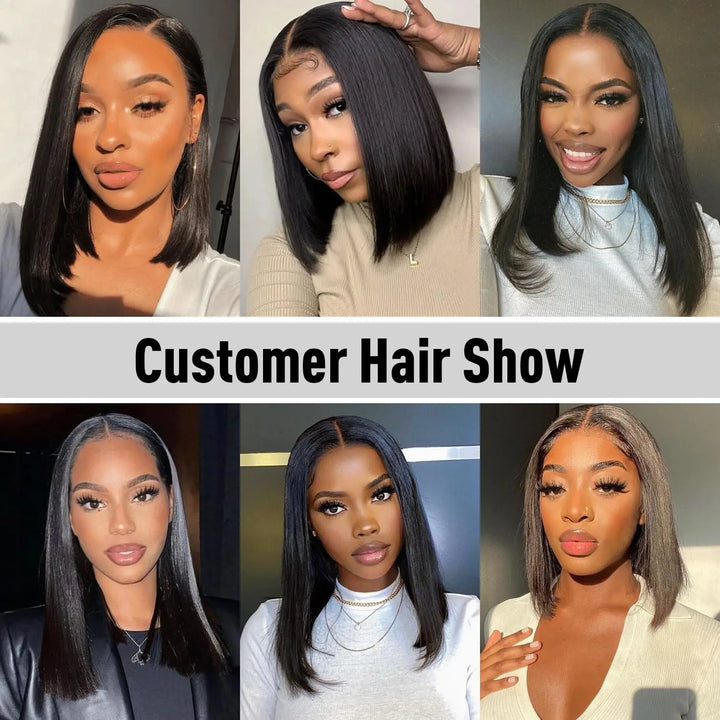 Glueless Straight Bob Hair Wig - JoySky Hair
