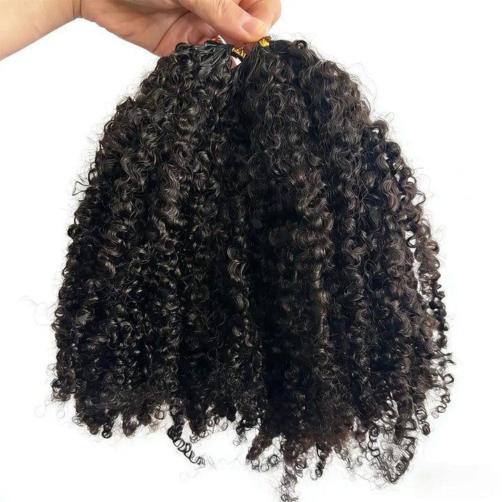 Afro Kinky Curly Human Hair Crochet Bundles