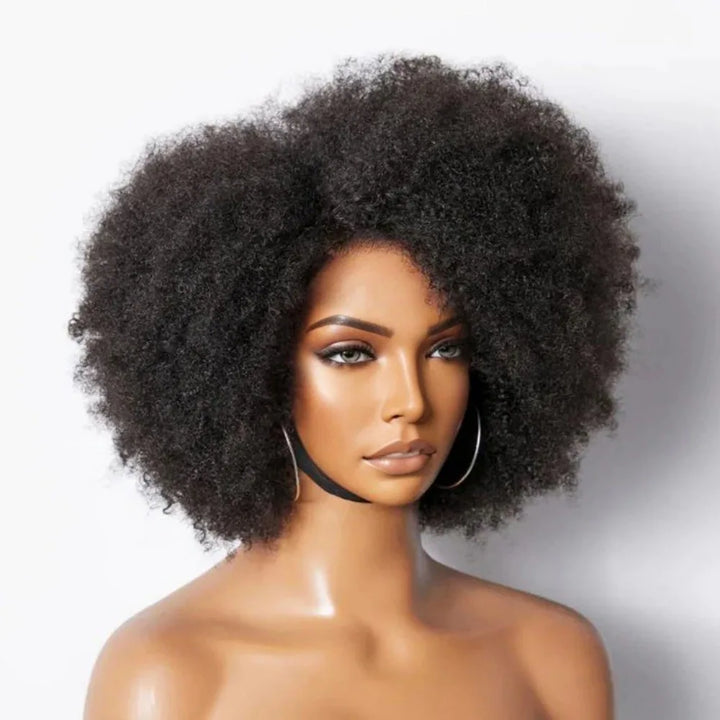 Short Kinky Curly HD Lace Front Hair Wig