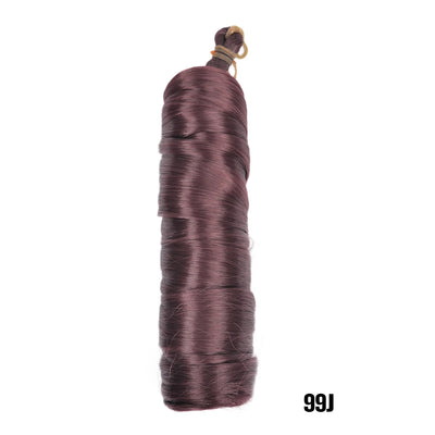 French Curls Braiding Hair Extensions Synthetic Hair Loose Wave Spiral Curl Braids High Temperature Ombre Pre Stretched Hair