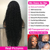 Water Wave Wig 13x4 Lace Front Wig Brazilian Human Hair Wig HD Transparent Swiss Lace Wigs Cheap Wig For Women Remy Casslow Hair