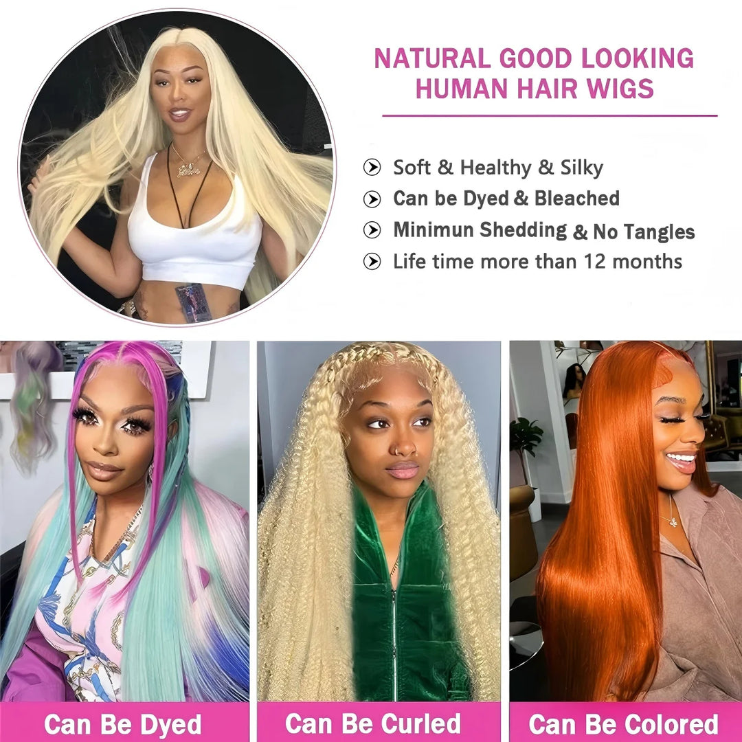 Blonde Bone Straight Human Hair Bundles