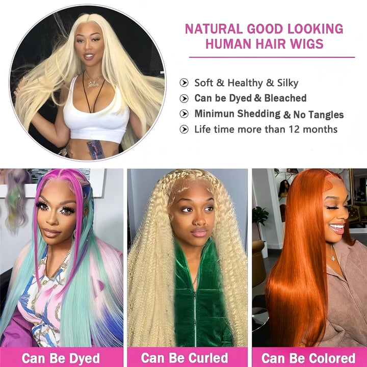 Blonde Bone Straight Human Hair Bundles