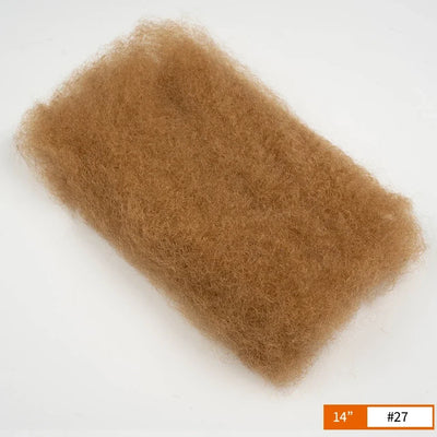 Best Quality QVR Afro Kinky Bulk Hair for Dreadlocks Affordable Sale Top Tight Kinkys for Loc Repair Twist Braiding 1 Pack 50g