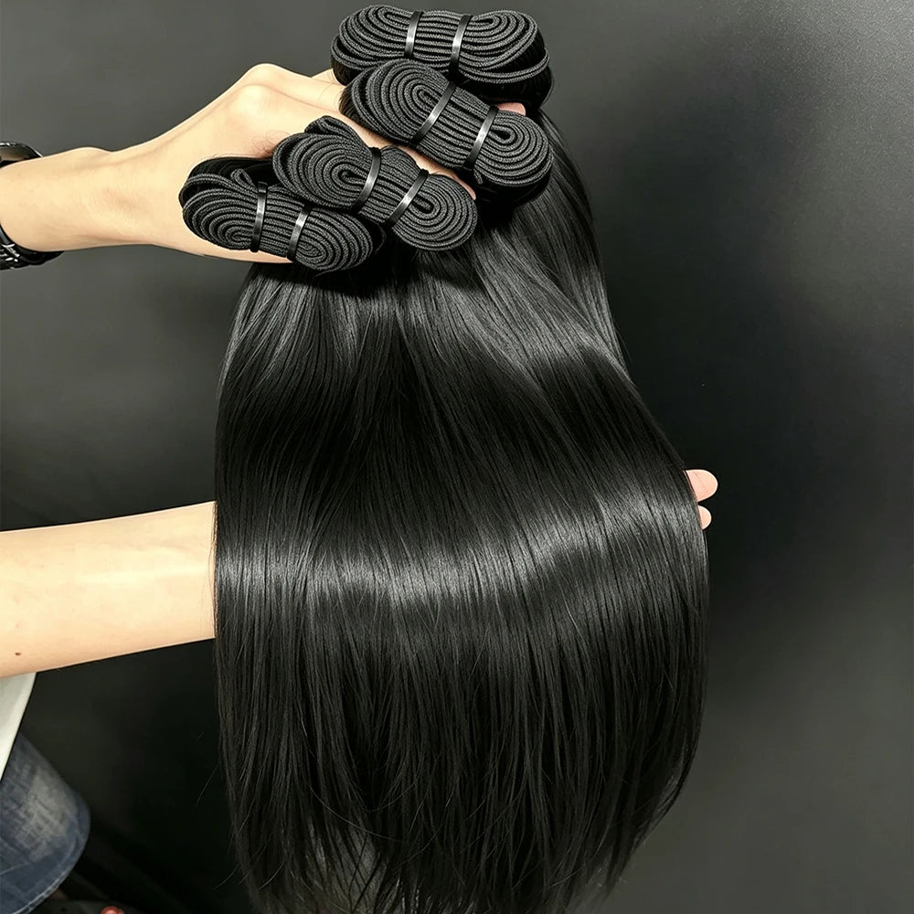 Bone Straight Human Hair Bundles – 30–32 Inch