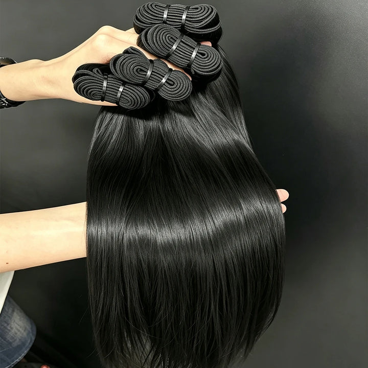 Bone Straight Human Hair Bundles – 30–32 Inch