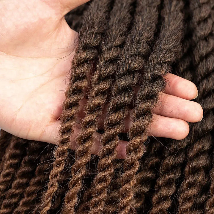22-Inch Havana Twist Pre-Looped Crochet Hair – 3 Packs