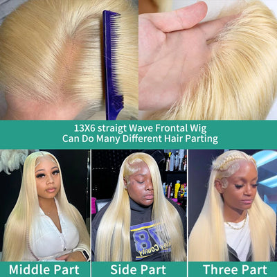 Poker Face 250% Hd Lace Wig 13x6 Human Hair Transparent PrePlucked Straight Lace Frontal 38 40 Inch Lace Front Wigs