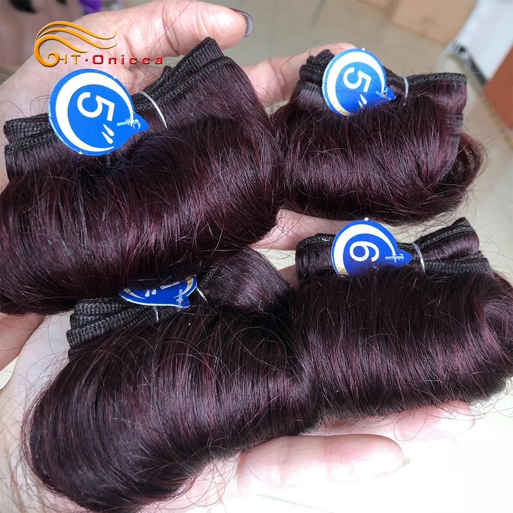 Bouncy Curly Human Hair Bundles - JoySky Hair