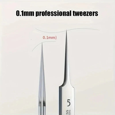 Easy-To-Use Stainless Steel Acne Extractor Set - Hypoallergenic Beauty Tweezers For Clear Skin, Perfect For Beginners