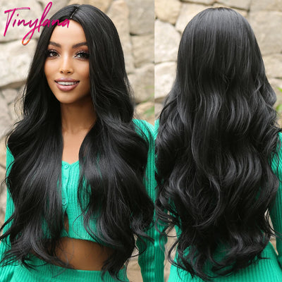 Long Curly Wine Burgundy Red Synthetic Wigs with Long Bangs for Women Afro Deep Wave Cosplay Party Natural Hair Heat Reisitant