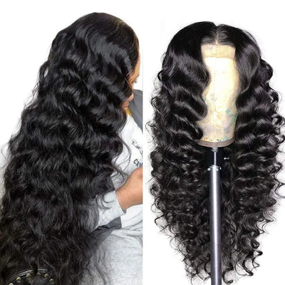 40 Inch Loose Deep Wave 13x4 13x6 Lace Front Human Hair Wigs 250 Density Water Curly Nature Wave HD Lace Frontal Wig Preplucked