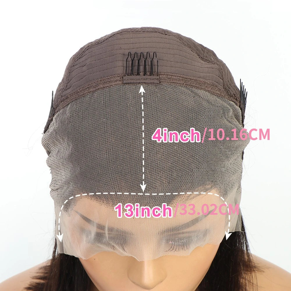 Straight Pixie Bob 13x4 Lace Front Human Hair Wig