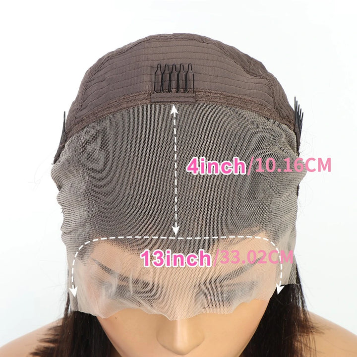 Straight Pixie Bob 13x4 Lace Front Human Hair Wig