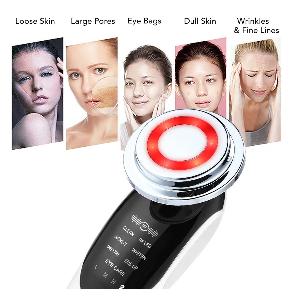 7 in 1 Face Lift Devices RF&EMS Microcurrent Skin