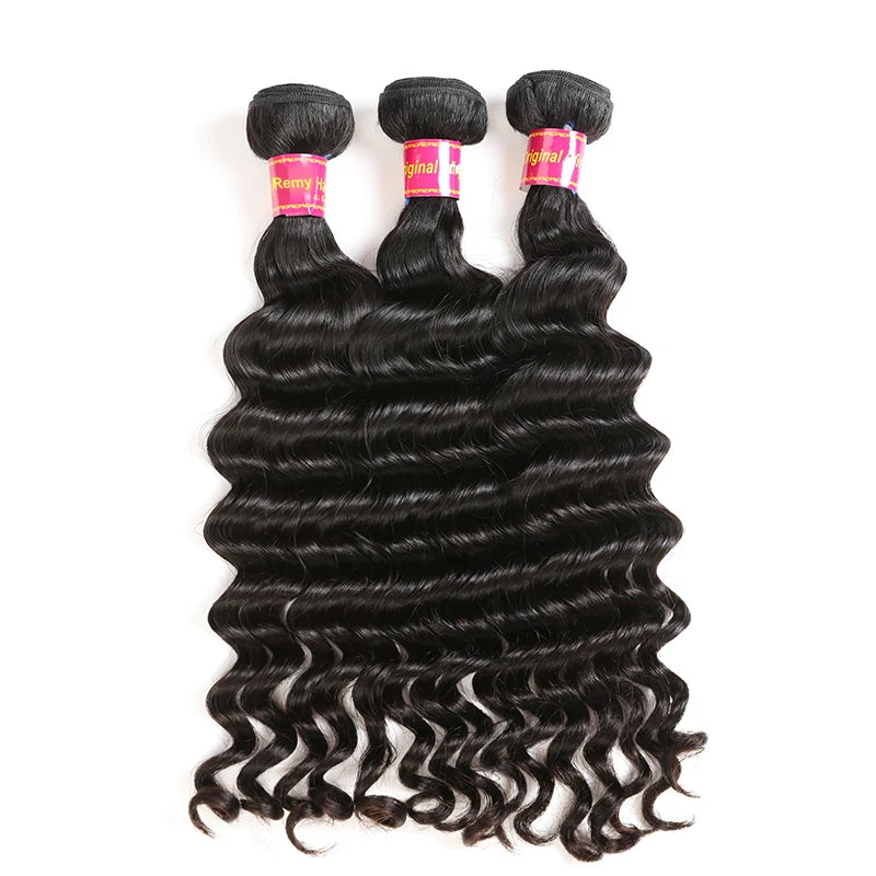 Natural Wave Human Hair Bundles – Soft & Full - JoySky Hair