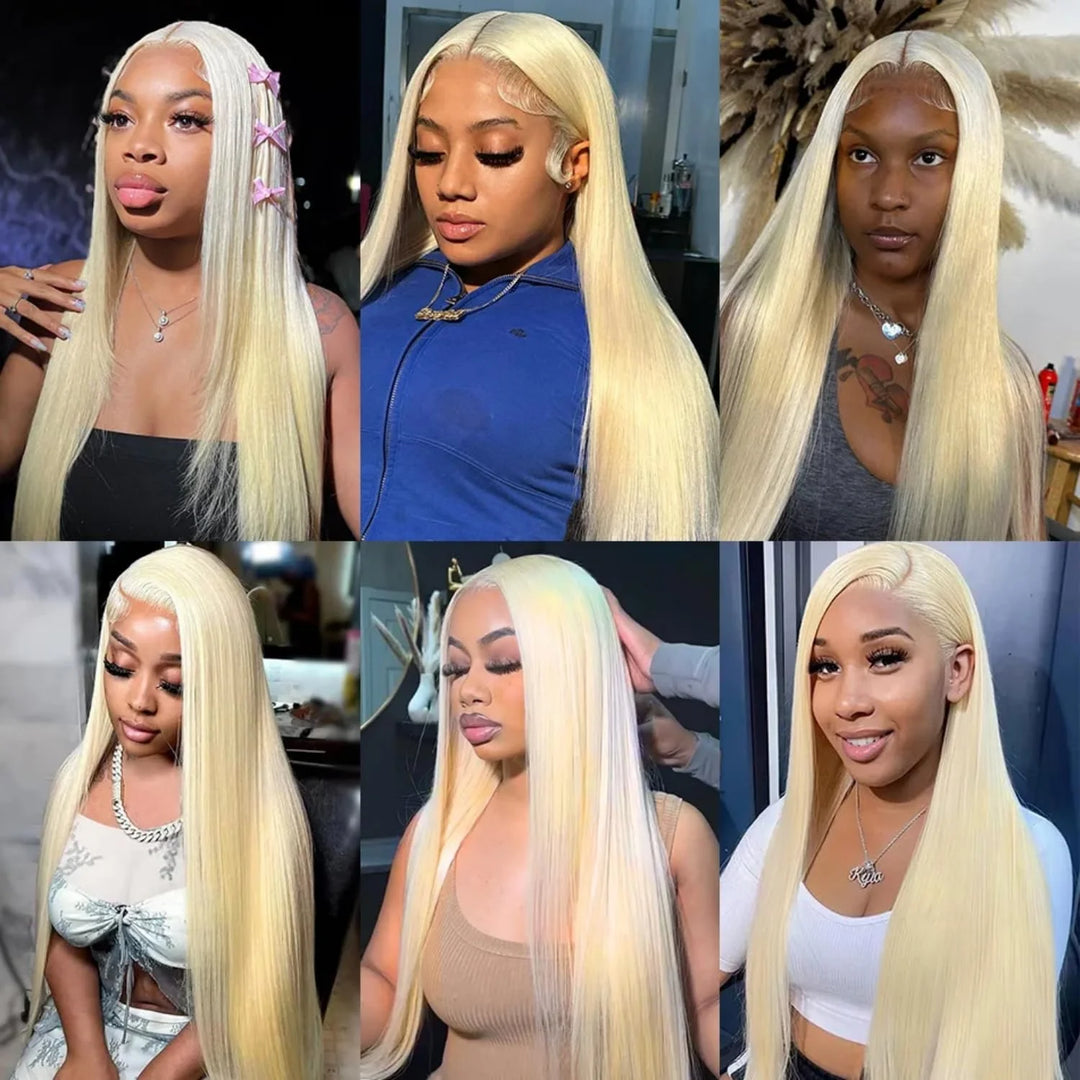 Blonde Bone Straight Human Hair Bundles