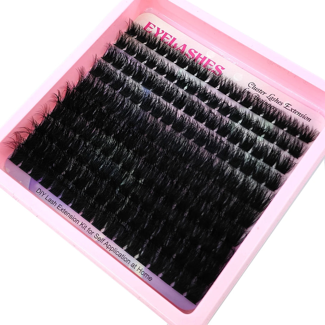 5D Fluffy Lash Clusters – 10–18mm