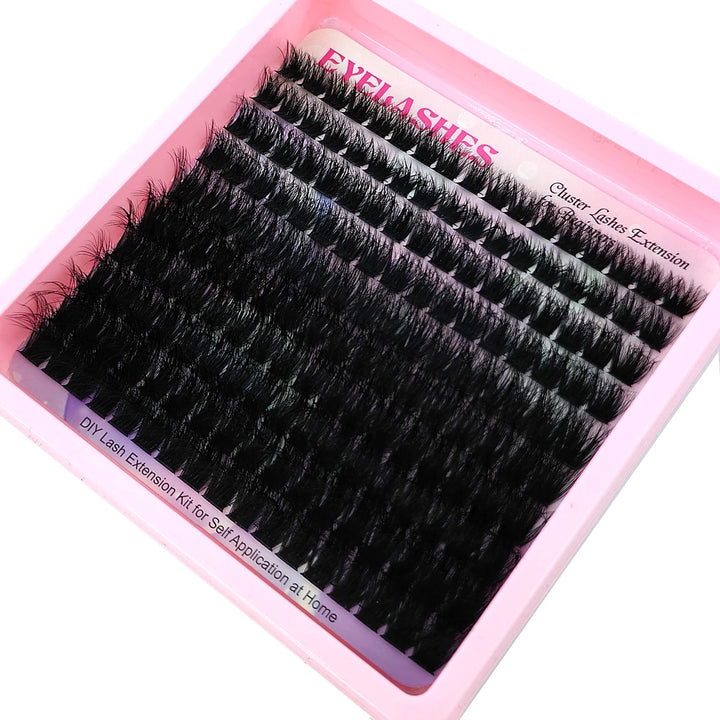 5D Fluffy Lash Clusters – 10–18mm