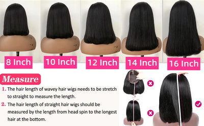 Double Drawn Blunt Cut Straight Glueless Wig Pre Cut 13x4 HD Lace Frontal Wig Ready To Go Human Hair Wig Pre Cut Pre Plucked
