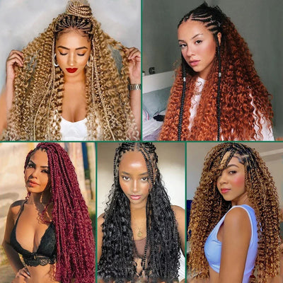 Grey Deep Wave Bulk Human Hair Braiding Blonde Ginger Curly Brazilian Hair for Human Hair Extensions for Micro Braiding No Weft