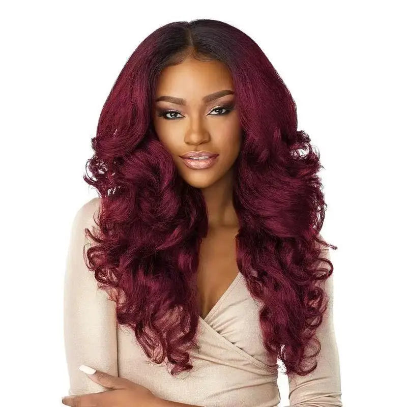 Long Wavy Middle Part Wig - JoySky Hair