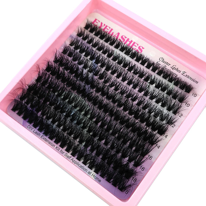 5D Fluffy Lash Clusters – 10–18mm
