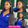 360 Lace Front Human Hair Wigs Brazilian Straight