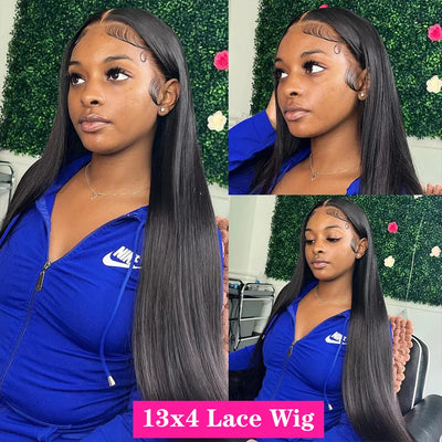 360 Lace Front Human Hair Wigs Brazilian Straight
