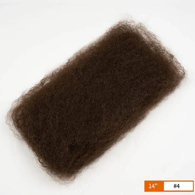 Best Quality QVR Afro Kinky Bulk Hair for Dreadlocks Affordable Sale Top Tight Kinkys for Loc Repair Twist Braiding 1 Pack 50g