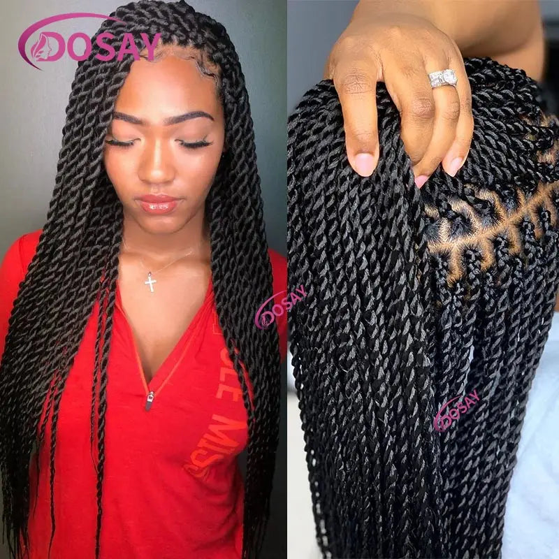 Twist Braided Full Lace Synthetic Wig